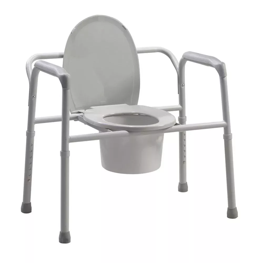 Alimed Drive Medical Bariatric Folding Commodes Bariatric Folding Commode - 70197