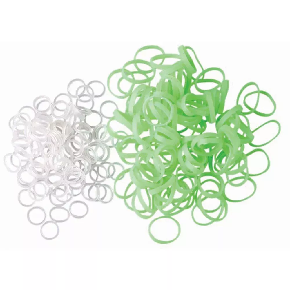 Alimed Elastics 3/8" ID, Clear Elastics, 100/bg - 935310