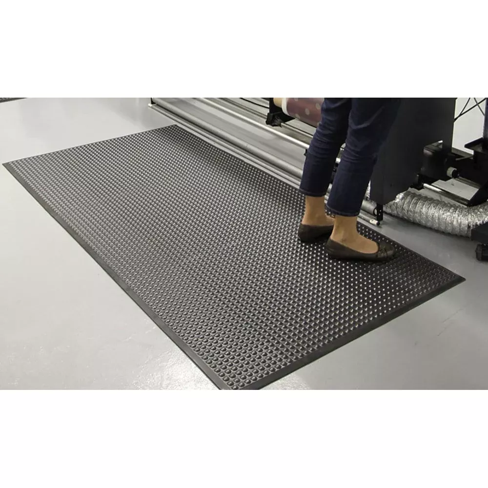 Alimed ERGOMAT Basic Ergonomic Bubble Mat and Smooth Bubble Mat Basic Smooth Anti-Fatigue Mat, 24" x 48" - 712909