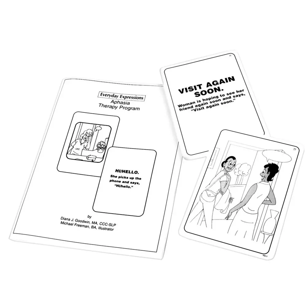 Alimed Everyday Expressions Aphasia Therapy Program Everyday Expressions Aphasia Therapy Program - 82638
