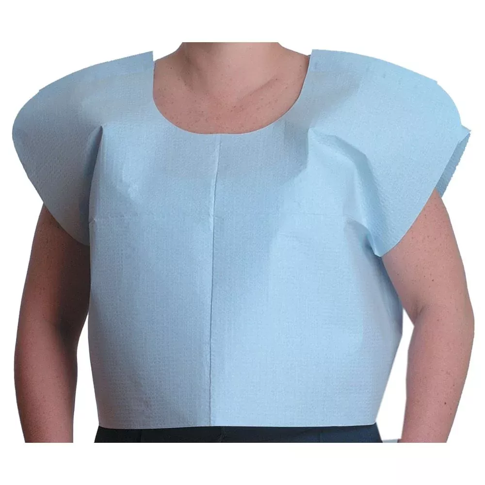 Alimed Exam Capes Exam Capes, T-P-T, Blue - 933949