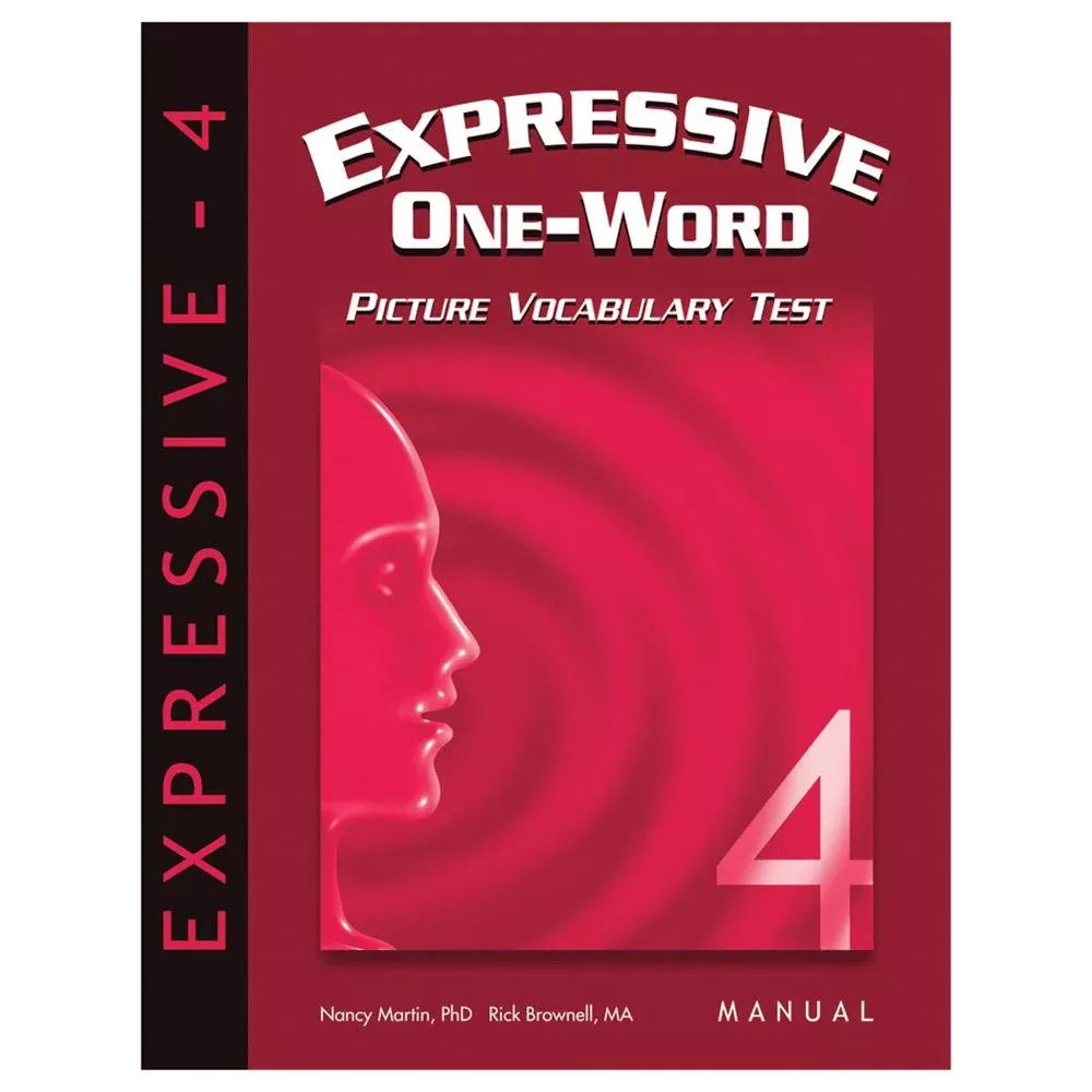 Alimed Expressive One-Word Picture Vocabulary Tests, 4th ed. Expressive One-Word Picture Vocabulary Tests, 4th ed. - 83005