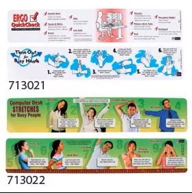 Alimed Fit Strips Computer Desk Stretches for Busy People, 25/pk - 713022