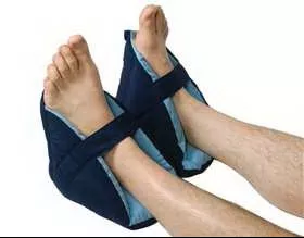 Alimed Foot Pillow with Boot AliMed One Size Fits Most Navy Blue / Light Blue - Each - 65938-EA
