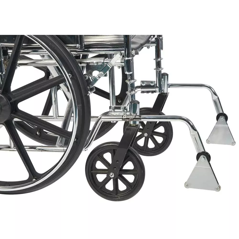 AliMed Front Anti-Tippers with Bumpers Front Anti-Tipper w/Bumper, Right - 82410/NA/NA/RT