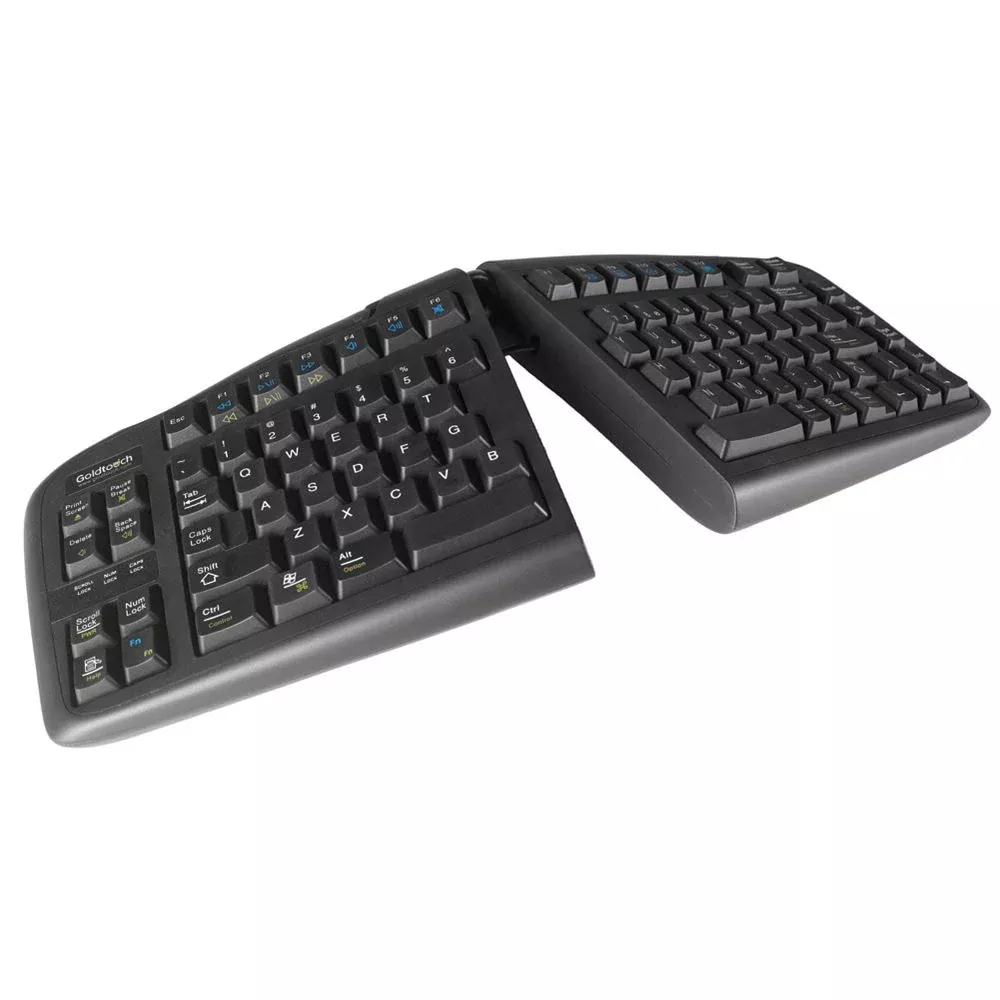Alimed Goldtouch Adjustable Keyboard PS/2 Adj. Keyboard, Black - 79288