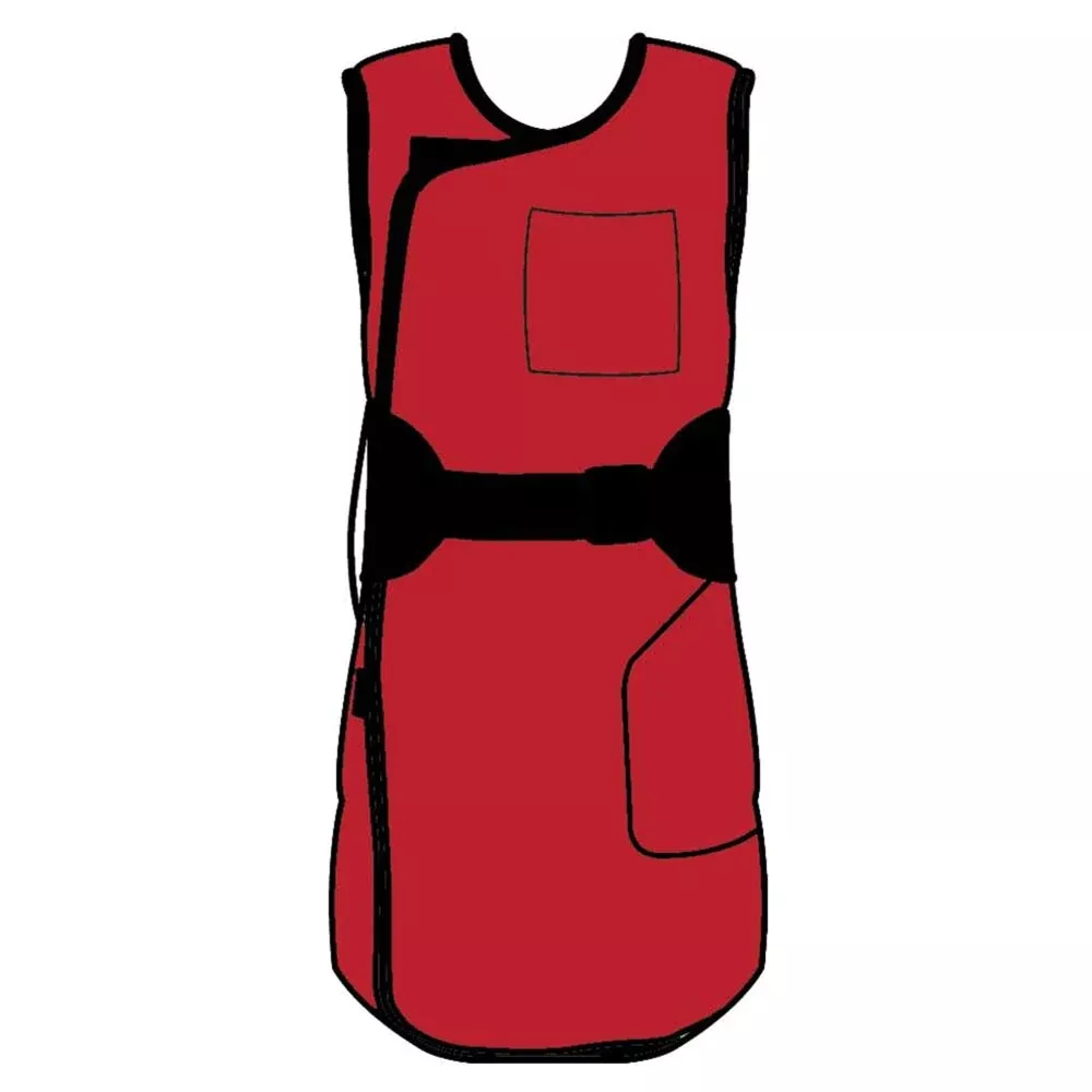 AliMed Grab 'n Go Coat Aprons Coat Apron, Std. Lead, Navy, Small - 937222