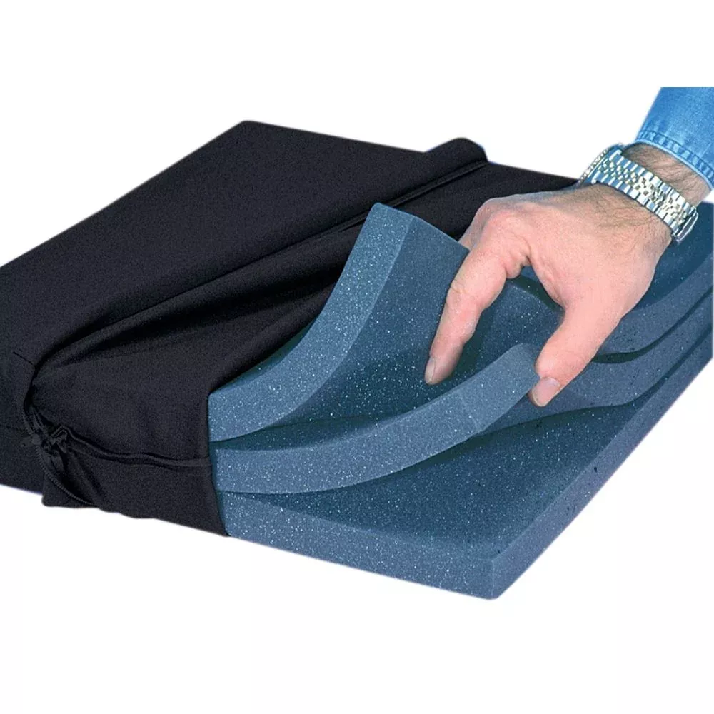 AliMed High-Density Cushions High-Density Cushion, 16"W x 18"D x 4" thick - 154