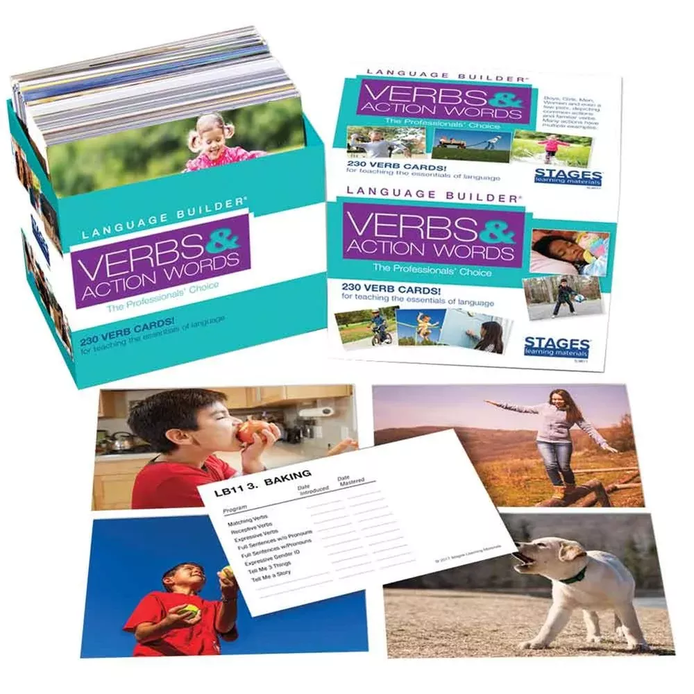 Alimed Language Builder Verbs & Action Words Language Builder Verbs & Action Words - 83434