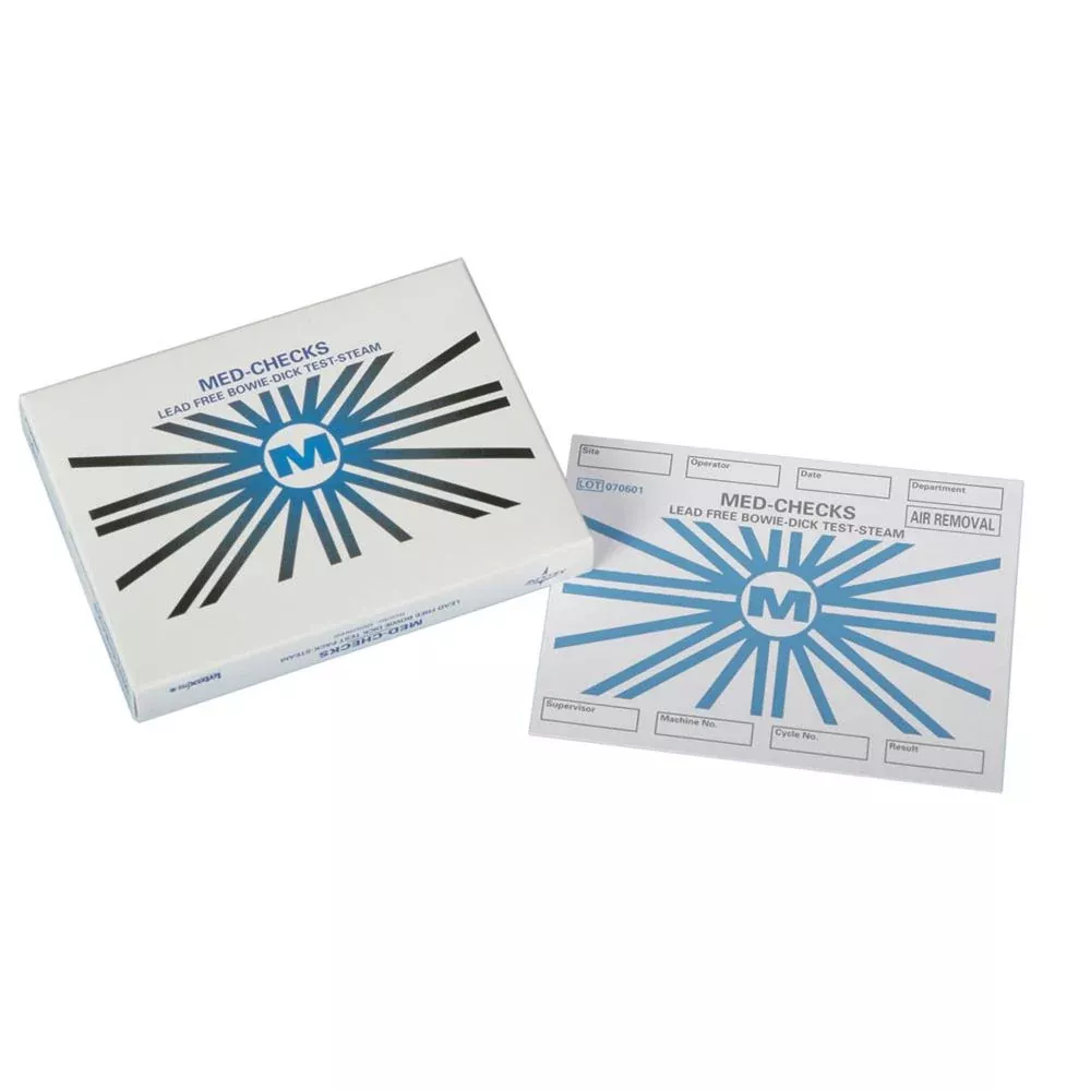 Alimed Med-Checks Steam Bowie Dick Test Pack Test Packs, 20/cs - 936037
