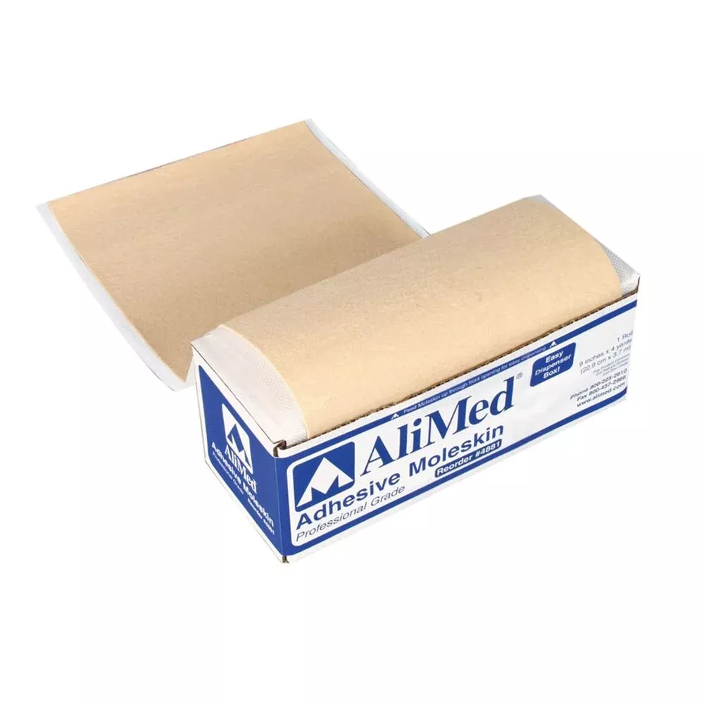 AliMed Moleskin Moleskin, Standard, 9"W x 4 yds, 1/16" thick - 4881