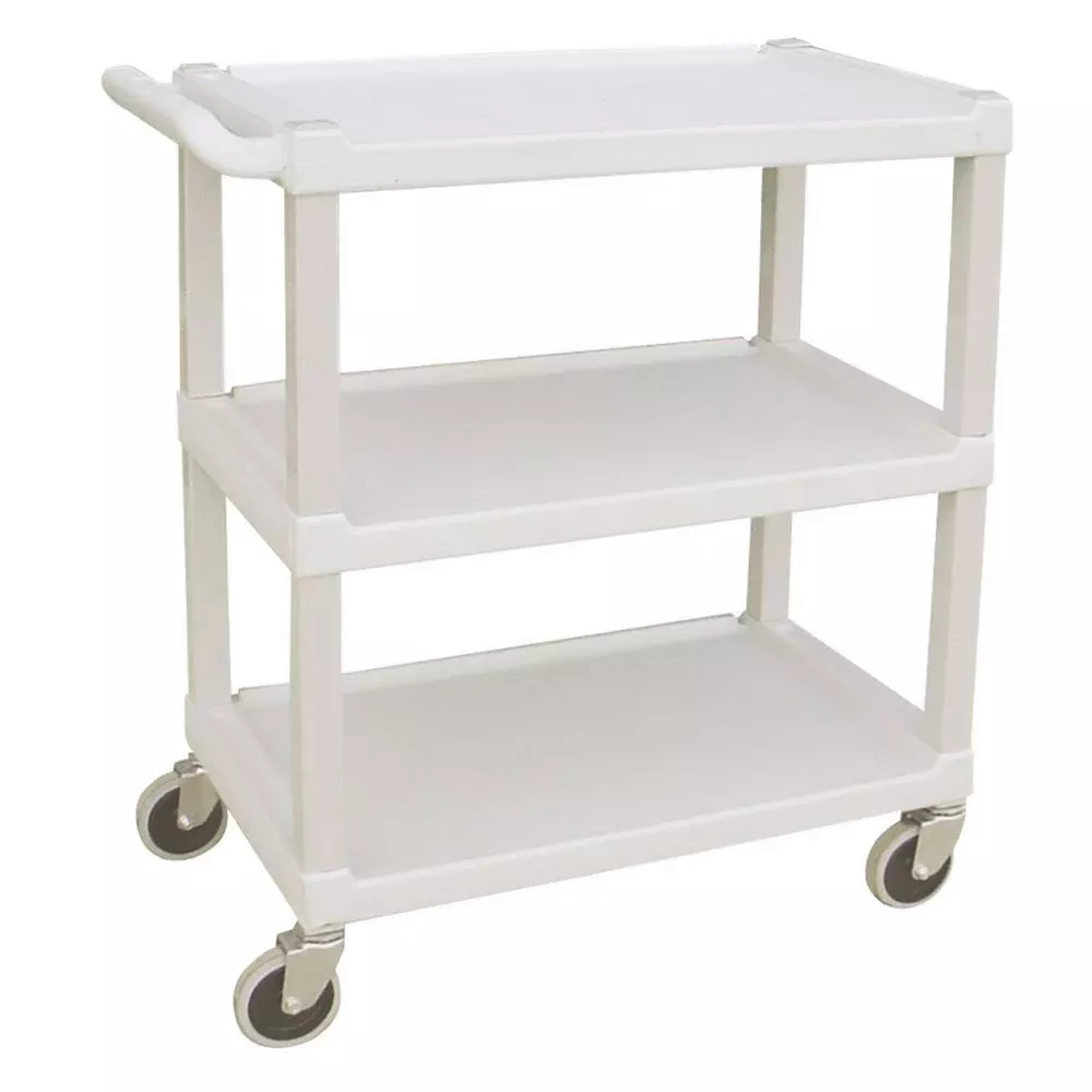 AliMed Poly Utility Cart, 3 Shelf Plastic Utility Cart, 3 Shelf - 936416
