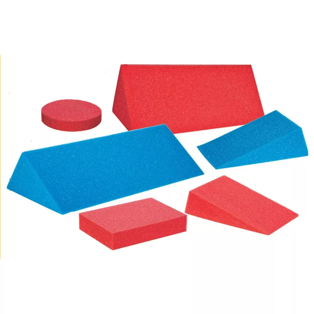 AliMed Radiolucent Uncovered Foam Positioning Blocks Double Angle Positioner, Uncovered - 91-411