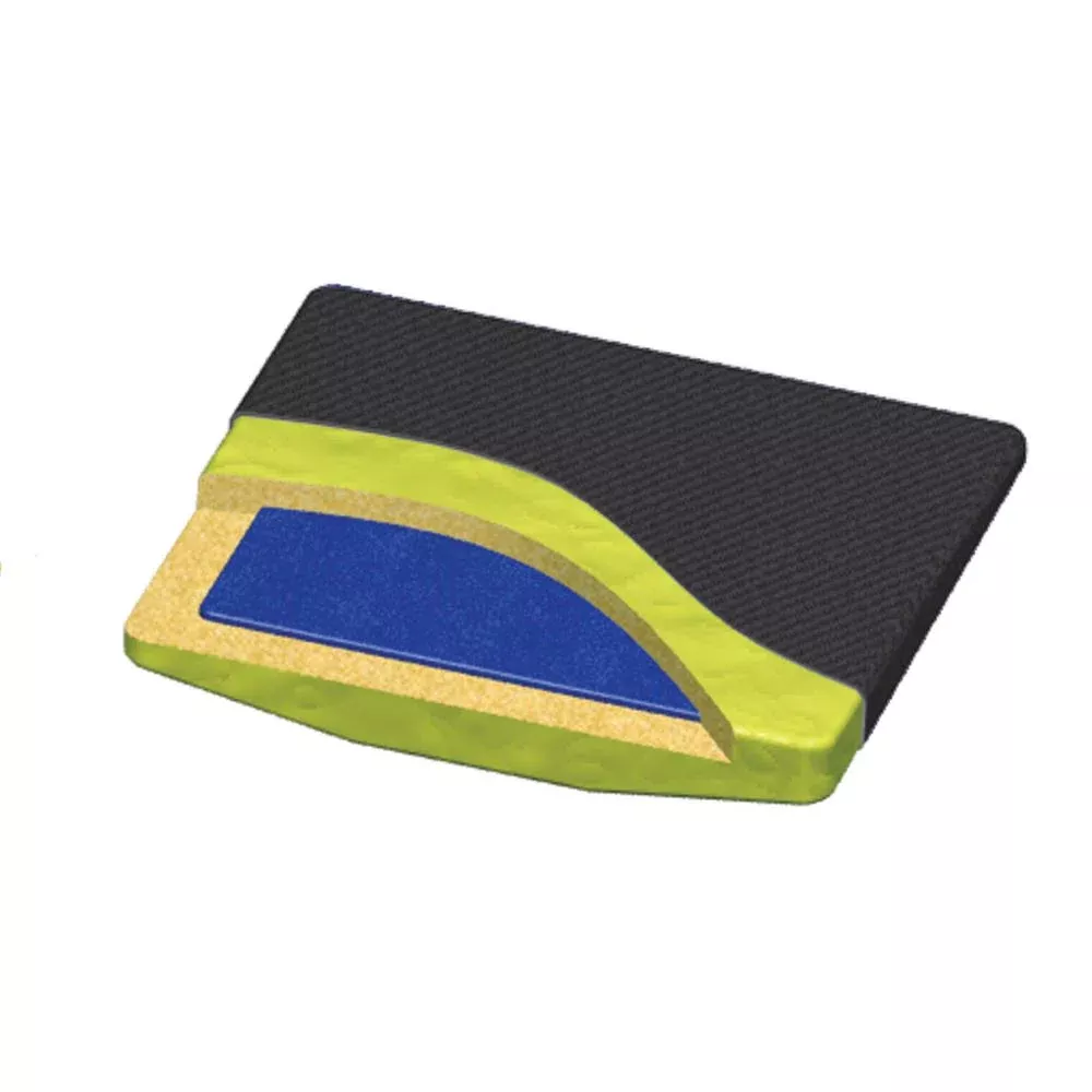 AliMed Sit-Straight Wedge Cushion w/Integrated Sensor Pad Sit-Straight Wedge Cushion, 16"W x 16"D - 713544