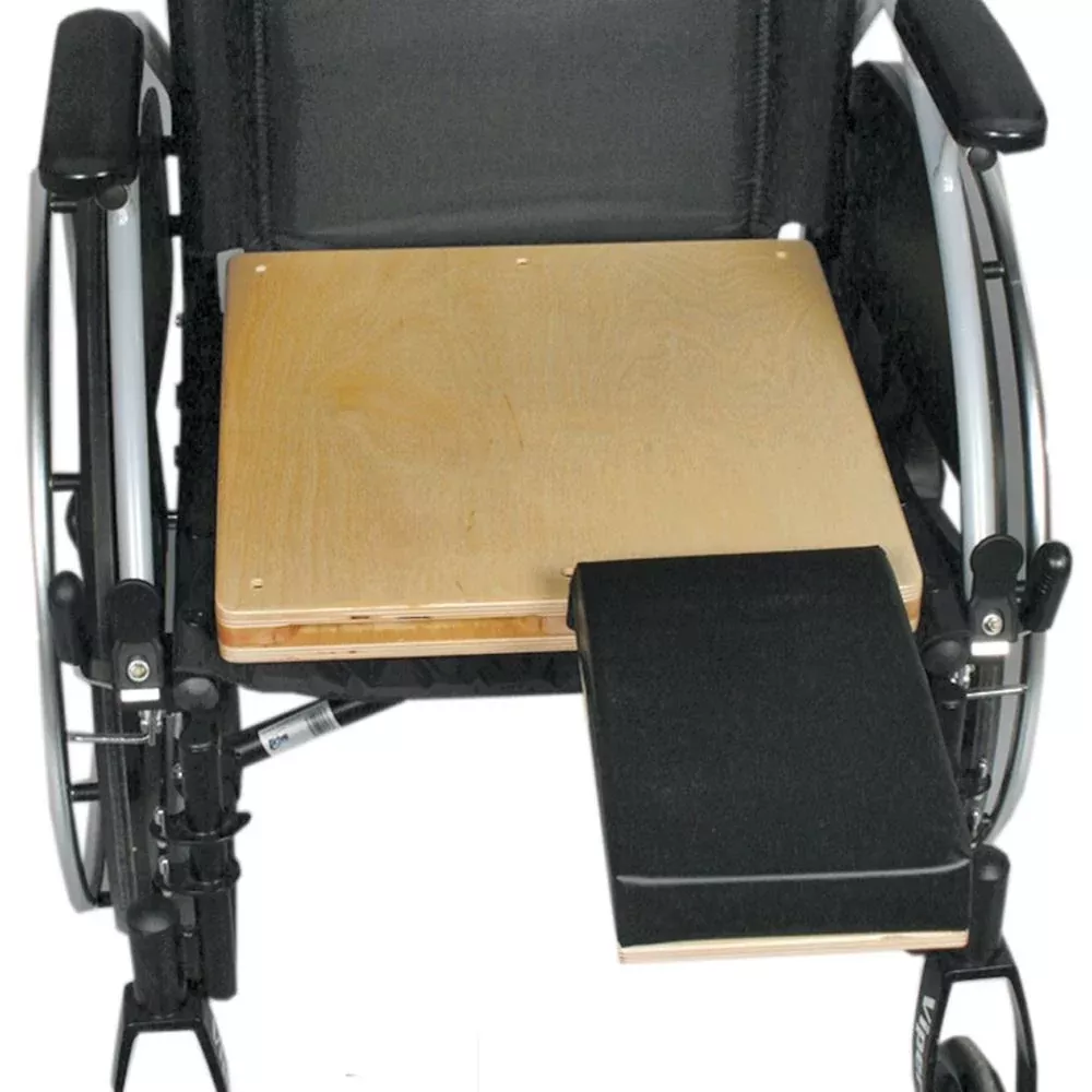 AliMed Unpadded Amputee Seat Cushion Amputee Seat with Cushioned Stump Support, 16"W x 16"D - 71000