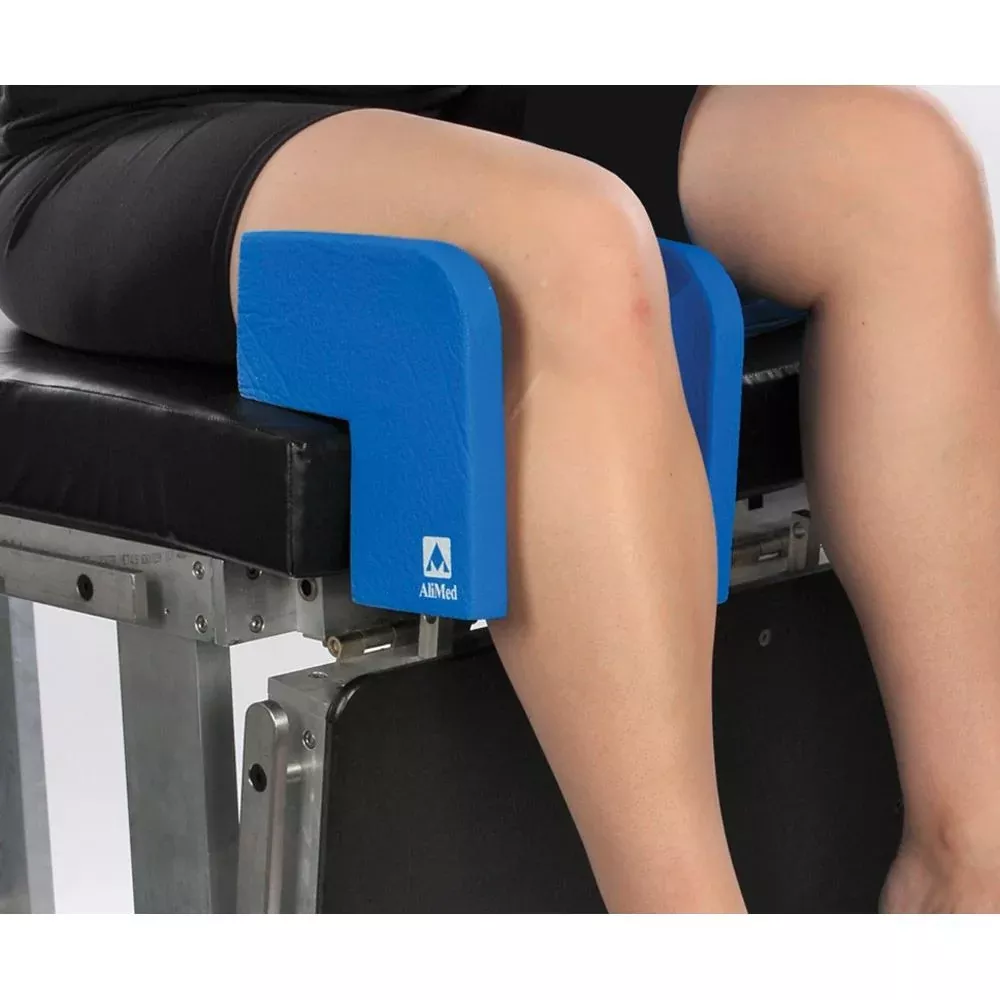 AliMed Vinyl-Coated Well-Leg Holders Vinyl-Coated Well Leg Holder, Short - 931939