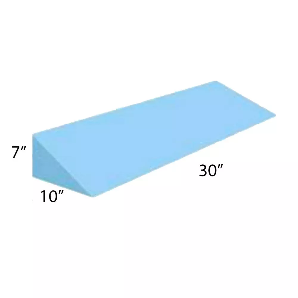 AliMed Vinyl-Covered 35 Degree Positioning Wedges 35 Degree Large Positioning Wedge, Blue Vinyl - 927795