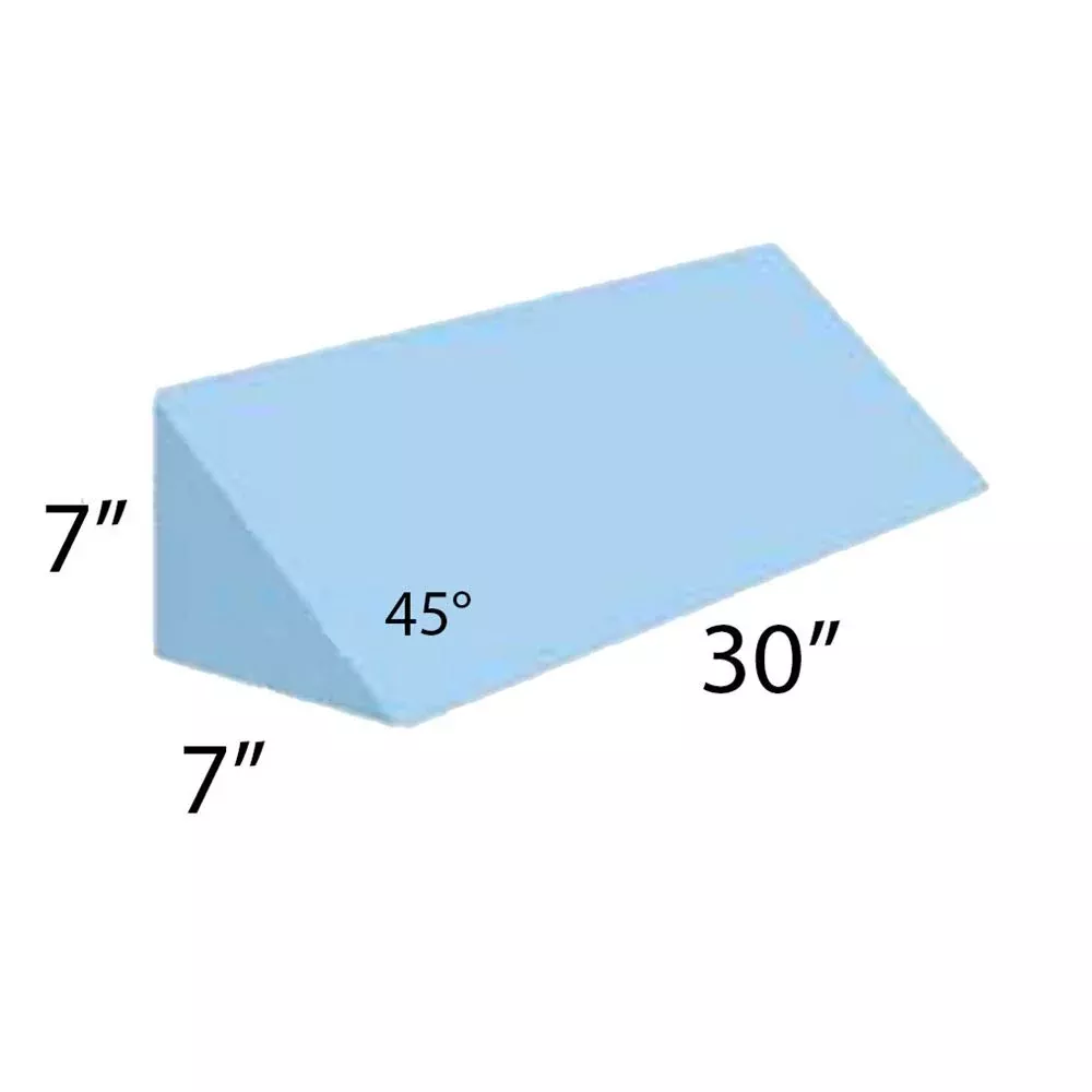 AliMed Vinyl-Covered 45 Degree Large Positioning Wedge 45 Degree Large Positioning Wedge, Black Vinyl - 927799