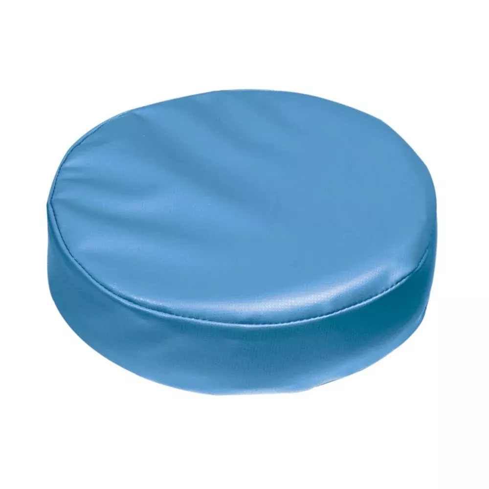 AliMed Vinyl-Covered 6" Head Disc 6" Head Disc, Blue Vinyl - 9-676