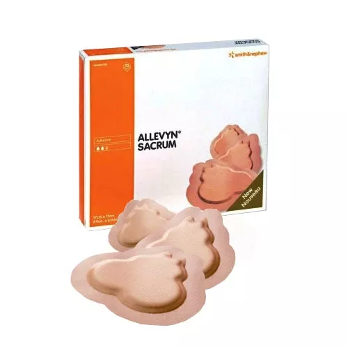 Allevyn Life Foam Sacrum Dressing, Sterile, 6-3/4" X 6-7/8"- 1 Each