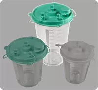 Allied S1160A-RPL - 2000cc Suction Canister, 4/Case