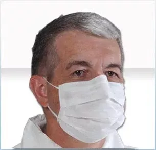 Alpha ProTech Procedure Mask Critical Cover CoolOne™ Sensitive Skin Pleated Earloops One Size Fits Most White NonSterile ASTM Level 1 Adult - Case of 500 - WH 1155-CS