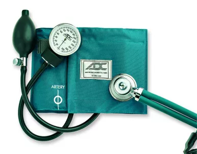 American Diagnostic 768-641-11ATL - Pro's Combo II Kit Cuff and Stethoscope, Teal