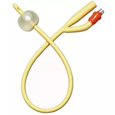 Amsino AS42024S - Foley Catheter AMSure 2-Way Standard Tip 30 cc Balloon 24 Fr. Silicone