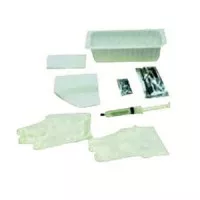 Amsino AS890 - Catheter Insertion Tray with 30 cc Pre-Filled Syringe