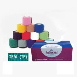 Andover 3100TE - Co-Flex Compression Bandage, 1" x 5 yds., Teal