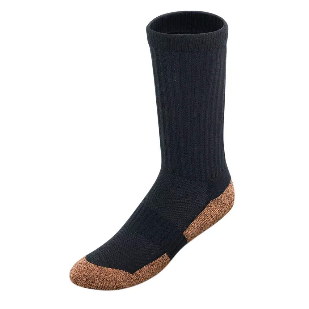 Apex Copper Cloud Diabetic Socks Copper Cloud Diabetic Socks, Crew, Black, Small, 3pr/pk - 67004/NA/NA/SM