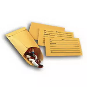 Apothecary 66510 - Pill Envelope Tan Heavy Stock without Label