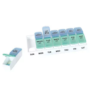 Apothecary 67010 - EZY Dose 7 Day AM/PM Travel Pill Container, Large