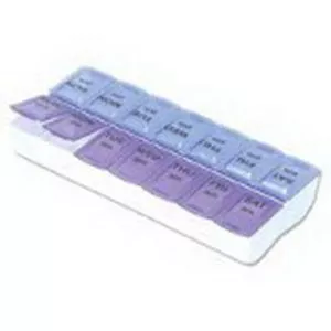 Apothecary 67375 - Pill Organizer EZY Dose Medium 7 Day 2 Dose