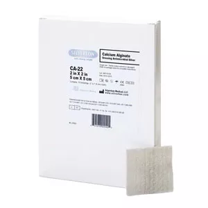 Argentum CA-22 - Silverlon Antimicrobial Silver Calcium Alginate Dressing 2" x 2"