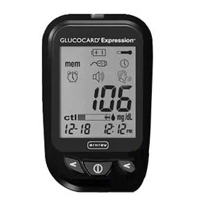 Arkray Usa 570001 - Glucocard Expression Blood Glucose Meter, Black