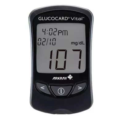 Arkray Usa 760001 - Glucocard Vital Blood Glucose Meter, Black