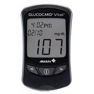 Arkray Usa 761100 - Blood Glucose Meter Glucocard Vital™ 7 Second Results Stores up to 250 Results No Coding Required