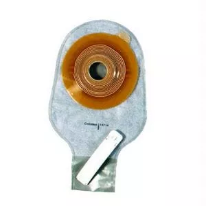 Assura Mini 1-piece Standard Drainable Pouch, Mini, Cut-to-fit, Convex 5/8" - 1-11/16", Transparent- Box of 10