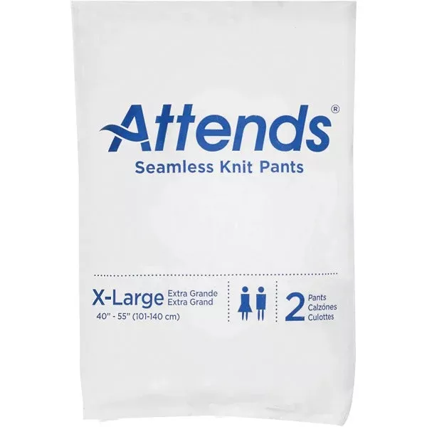Attends Seamless Mesh Pants, X-Large- Package of 25