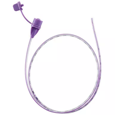 Avanos FTXL8.0P-NC - NeoConnect Polyurethane Enteral Feeding Tube with ENFit Connector and Radiopaque Orange Stripe, 8 Fr, 105 cm