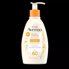 Aveeno Protect & Hydrate Sunscreen Body Lotion, Spf 60, 12 Oz- 1 Each