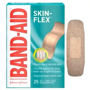 Band-aid Skin-flex Adhesive Bandages, All One Size, 25 Ct.- Box of 25