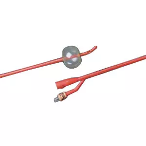 Bard 0102L12 - BARDEX LUBRICATH Tiemann 2-Way Specialty Foley Catheter 12 Fr 5 cc, Coude Tip.