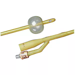 Bard 0168SI16 - Foley Catheter Bardex I.C. 2-Way Coude Tip 5 cc Balloon 16 Fr. Silver Hydrogel Coated Latex