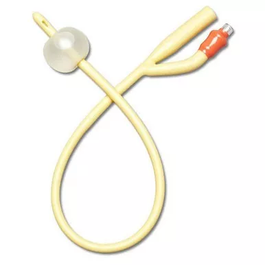 Bard 0171L - Lapides Lubricated Diagnostic Foley Catheter 2-Way 5cc 18 Fr