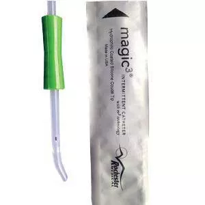 Bard 50618 - Urethral Catheter Magic3 Coude Tip Hydrophilic Coated Silicone 18 Fr. 16 Inch