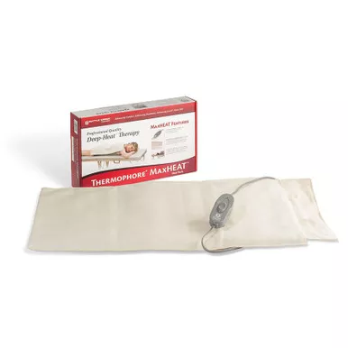 Battle Creek 155 - Moist Heating Pad Thermophore MaxHEAT™ Back / Hip / Leg / Shoulders Large Cotton Blend Cover Reusable
