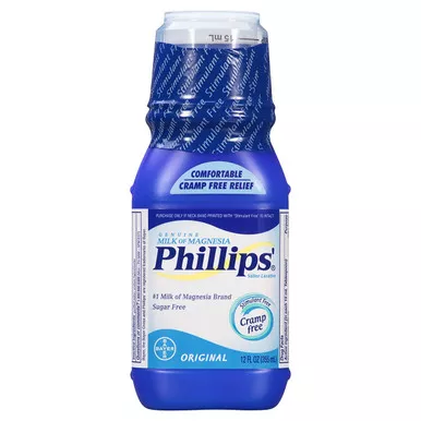 Bayer 312843353022 - Phillips Original Milk of Magnesia Liquid, 12 oz
