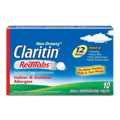 Bayer 41100805317 - Claritin Allergy 12 Hour RediTabs, 10 Count